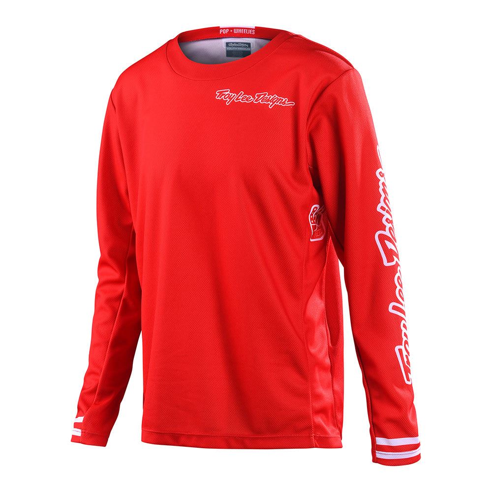 Troy Lee Designs 2025 Youth GP Jersey Mono Red